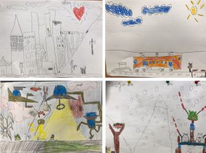 Dibujos niños autismo